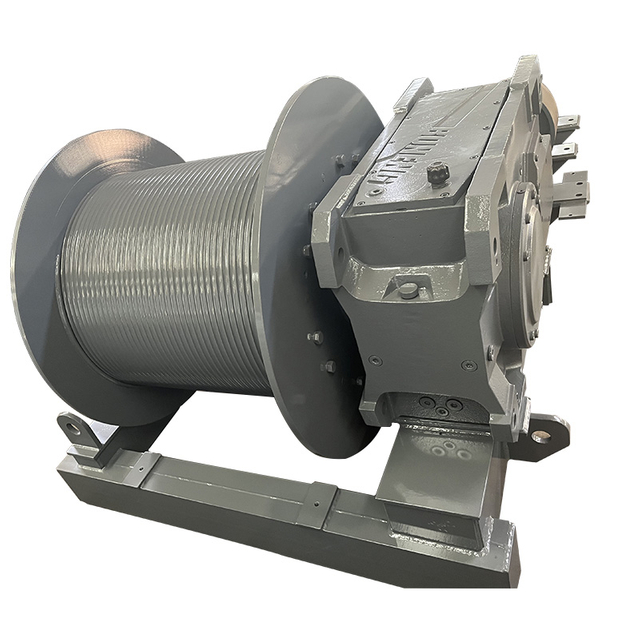 High-Capacity Electric Winch with LEBUS Drum