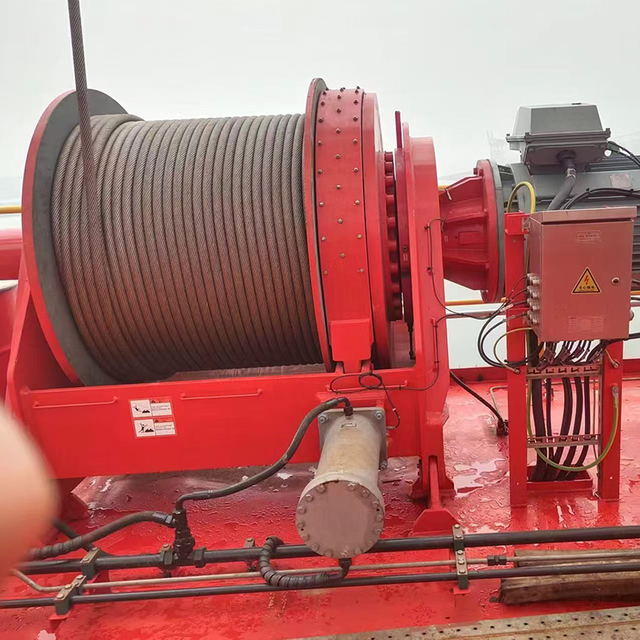 Custom Electric Winch with LEBUS Rope Groove