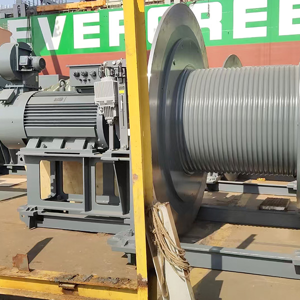 10T Electric Winch with Lebus Grooved Drum for Ship