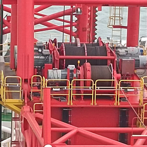 High-power Double-drum Electric Winch for Marine Surveys