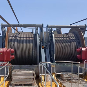 Custom Hydraulic Winch with LEBUS Drum