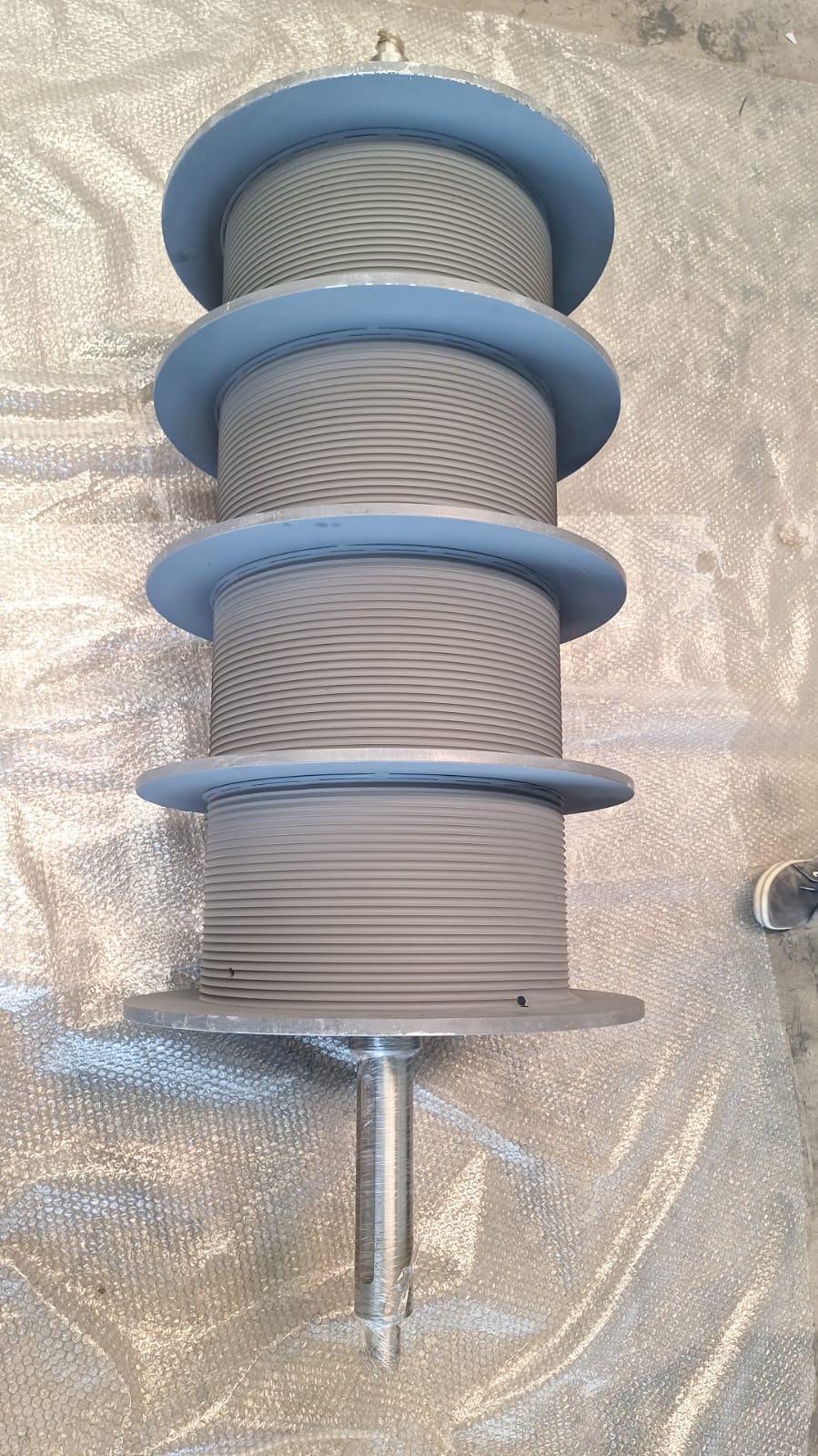 4-section Lebusg rooved drum for MBU(building maintenance unit)和WCM(window clean machine)