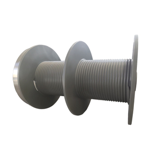 Marine Winch Accessories Double Drum with LEBUS Rope Groove for Wire Rope Pulling