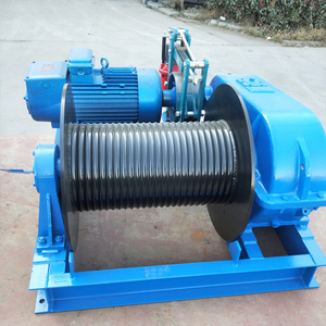 5T Electric Pulling Winch with Spiral Groove Drum And Brake