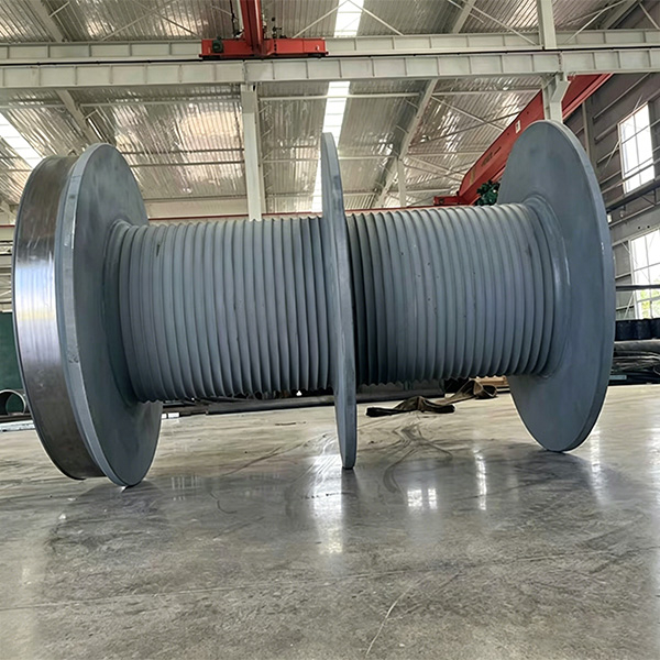 Grooved Marine Winch With Large Drum Diameter Length For Multilayer Winding